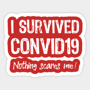 Corona Virus Survivor Sticker